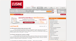 Desktop Screenshot of indices.usinenouvelle.com